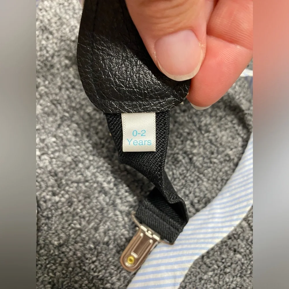 Toddler boy bow ties and suspenders